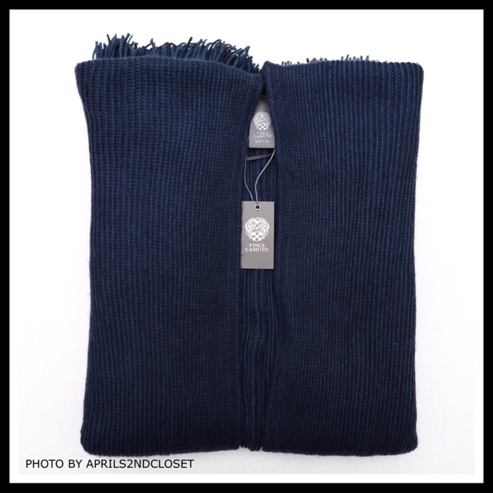 VINCE CAMUTO FRINGE TRIM OPEN FRONT BLANKET WRAP - Picture 7 of 8